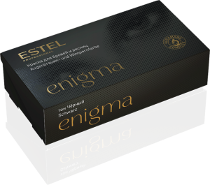 ENIGMA Краска для бровей и ресниц тон черный