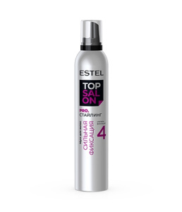 ETS/M4/350 Мусс для волос ESTEL TOP SALON PRO.СТАЙЛИНГ сильная фиксация (350 мл)