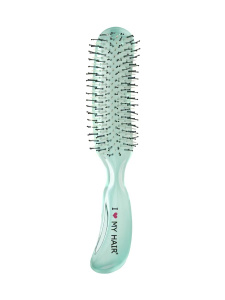 ILMH Парикм.щетка Agua Brush зеленая прозрачная М