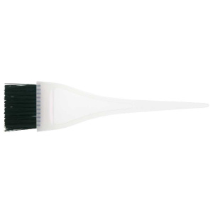 DEWAL Кисть д/окраски, белая, с черной прямой щетиной, короткая, узкая 35 мм//Т-1151