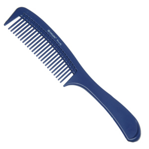 DEWAL Beauty Расчёска с ручкой, синяя 22,0 см