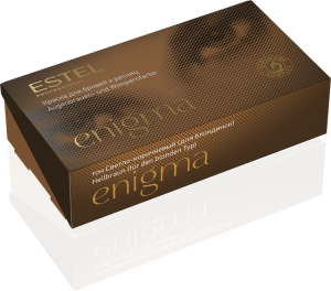 ENIGMA Краска для бровей и ресниц тон светло-коричневый (для блондинок)
