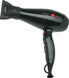 DEWAL Фен Profile черный 2200 Вт, ионизация//03-120black