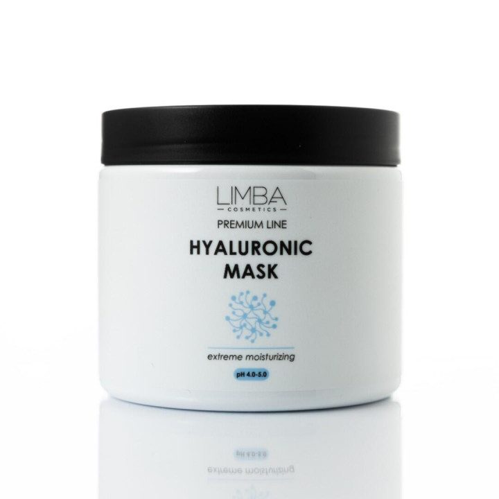 Limba Cosmetics Premium Line Увлажняющая маска д/волос Hyaluronic mask, 490 г